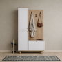 Hanah Home Forma 1600-206 Blanco y roble